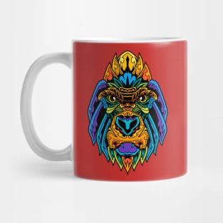 gorilla head zentangle Mug